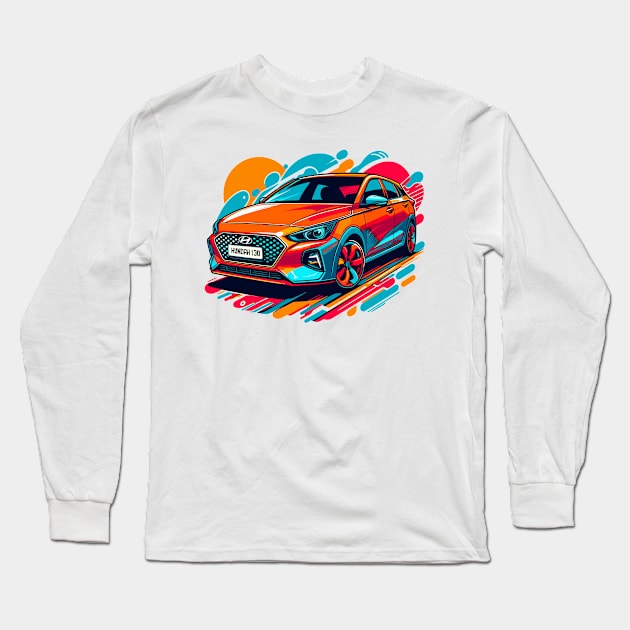 Hyundai I30 Long Sleeve T-Shirt by Vehicles-Art